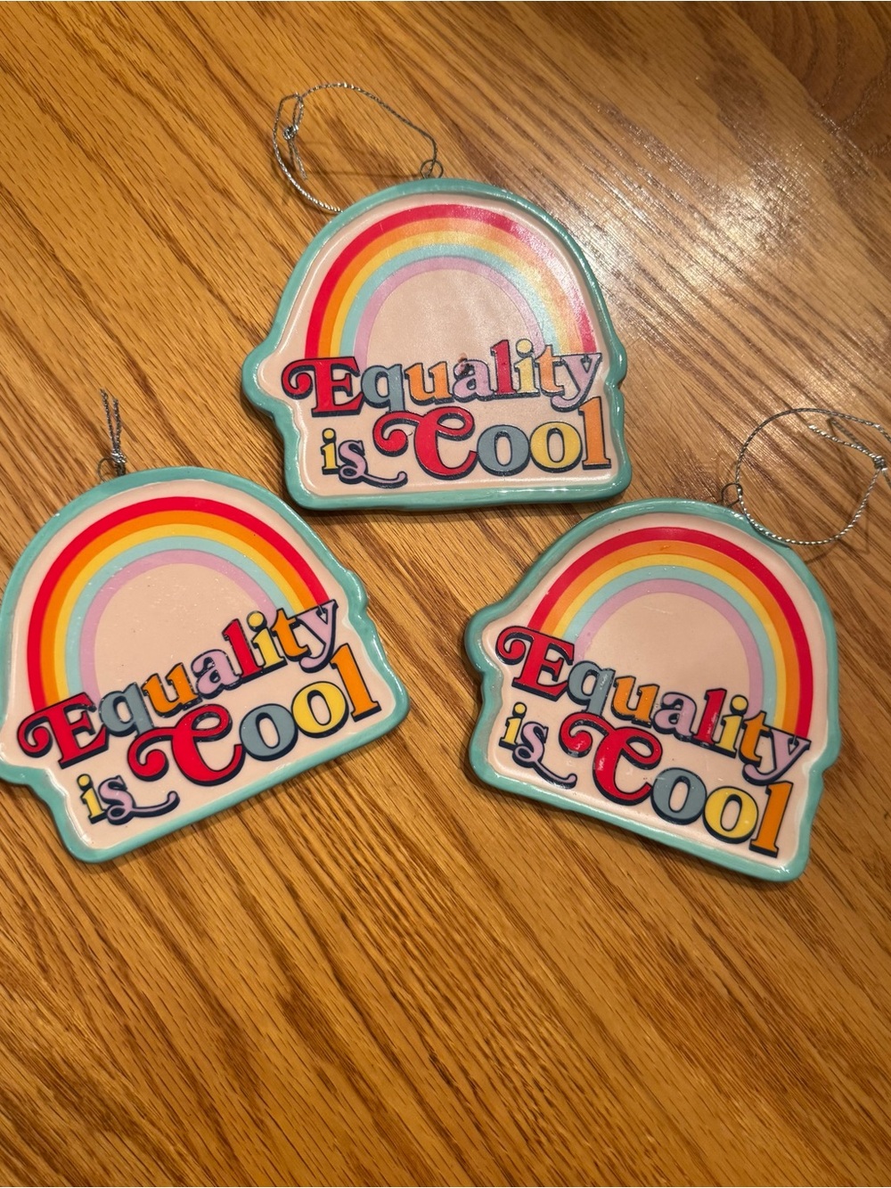 Equality Is Cool Rainbow Wall Decor - Pastel Multi-Color